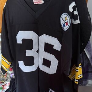 Mitchell & Ness Black Jersey with Red Accents